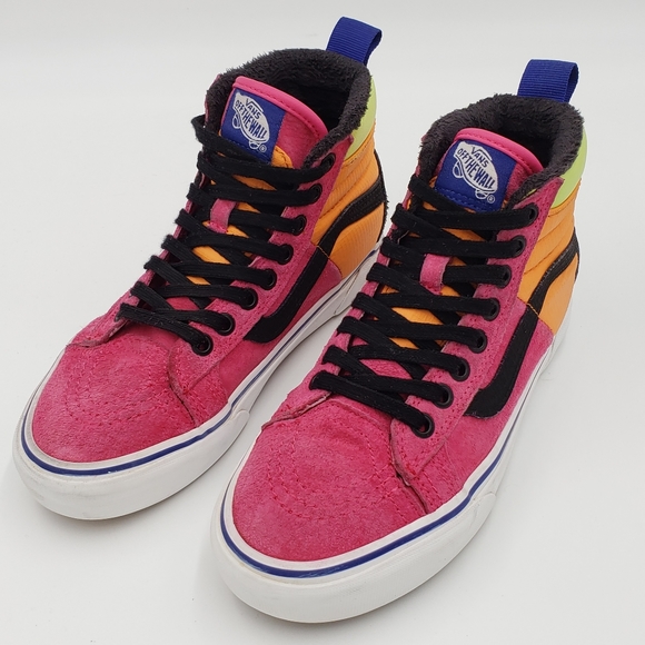 Vans Sk8 Hi 46 MTE DX Pink Yarrow / Tangerine - Picture 2 of 15